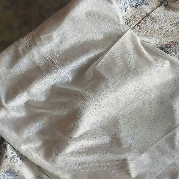 Vtg white floral print babydoll ribbon tie full skirt mini dress - Picture 16 of 16